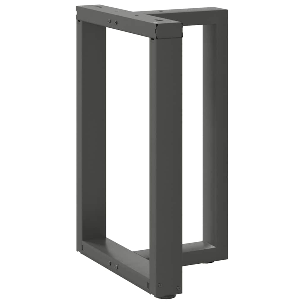 Dining Table Legs T-Shaped 2 pcs Anthracite 50x35x(72-73) cm Steel