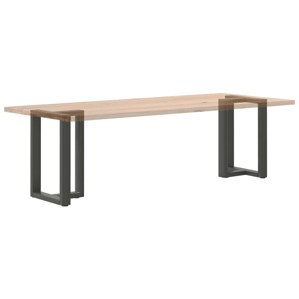 Dining Table Legs T-Shaped 2 pcs Anthracite 50x35x(72-73) cm Steel
