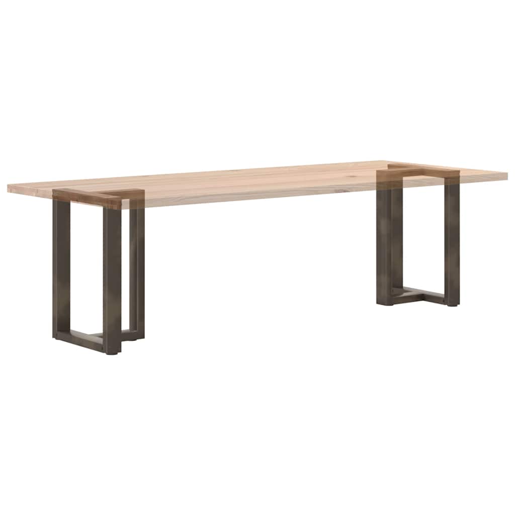 Dining Table Legs T-Shaped 2 pcs Black 60x35x(72-73) cm Steel