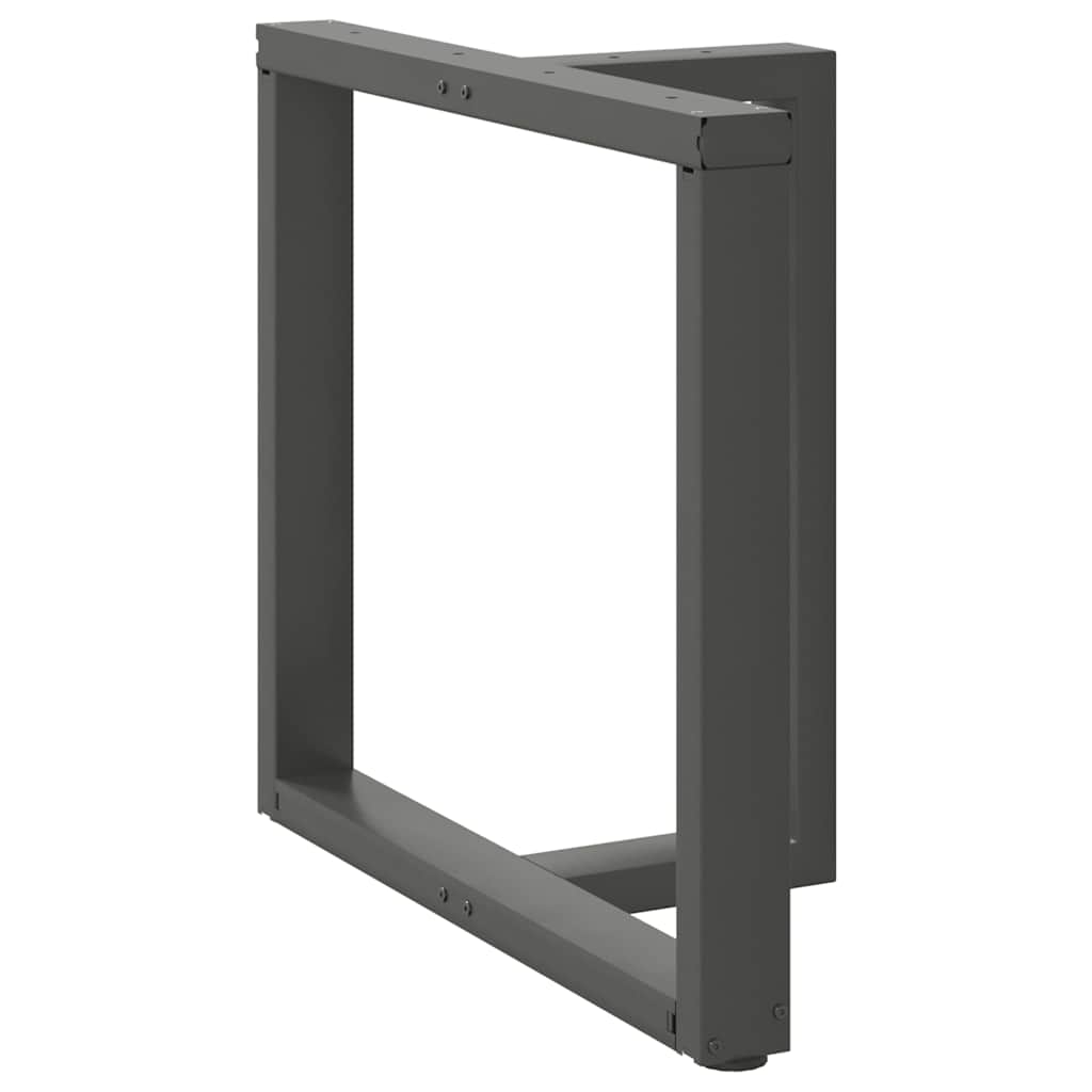 Dining Table Legs T-Shaped 2 pcs Anthracite 70x35x(72-73) cm Steel