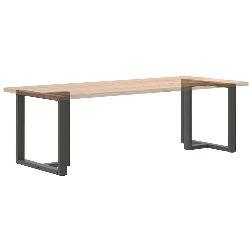 Dining Table Legs T-Shaped 2 pcs Anthracite 70x35x(72-73) cm Steel
