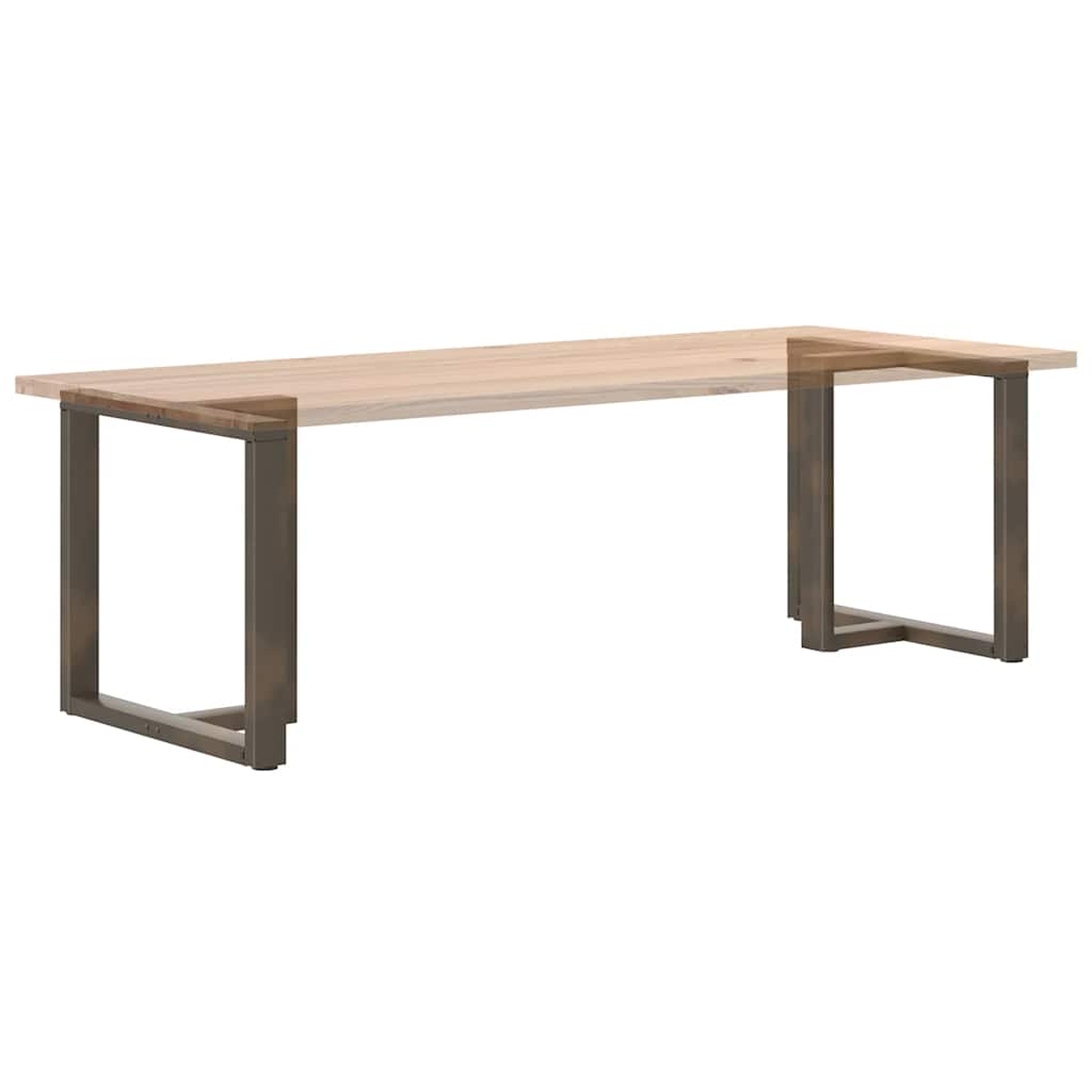 Dining Table Legs T-Shaped 2 pcs Black 70x35x(72-73) cm Steel