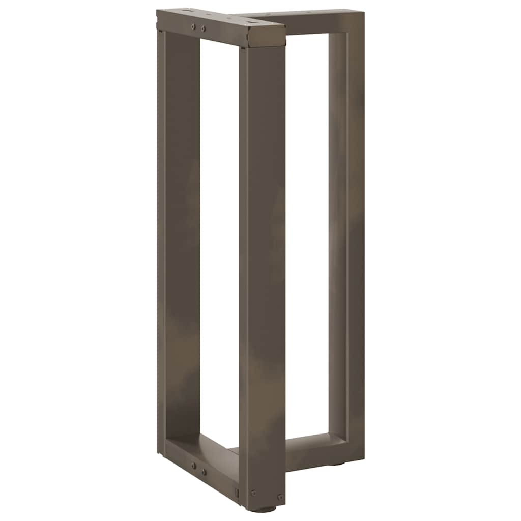 Bar Table Legs T-Shaped 2 pcs Black 40x35x(90-91) cm Steel