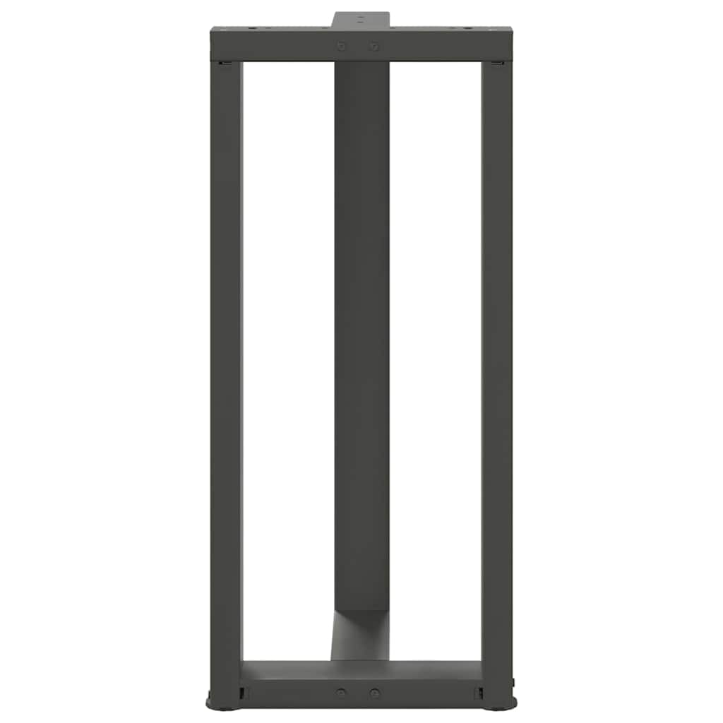 Bar Table Legs T-Shaped 2 pcs Anthracite 50x35x(90-91) cm Steel