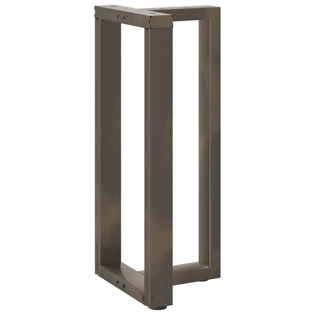 Bar Table Legs T-Shaped 2 pcs Black 50x35x(90-91) cm Steel