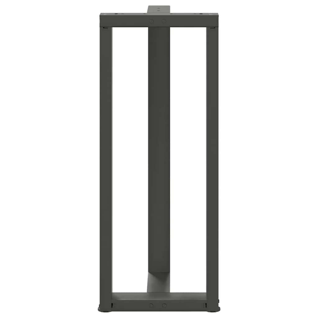 Bar Table Legs T-Shaped 2 pcs Anthracite 40x35x(100-101) cm Steel