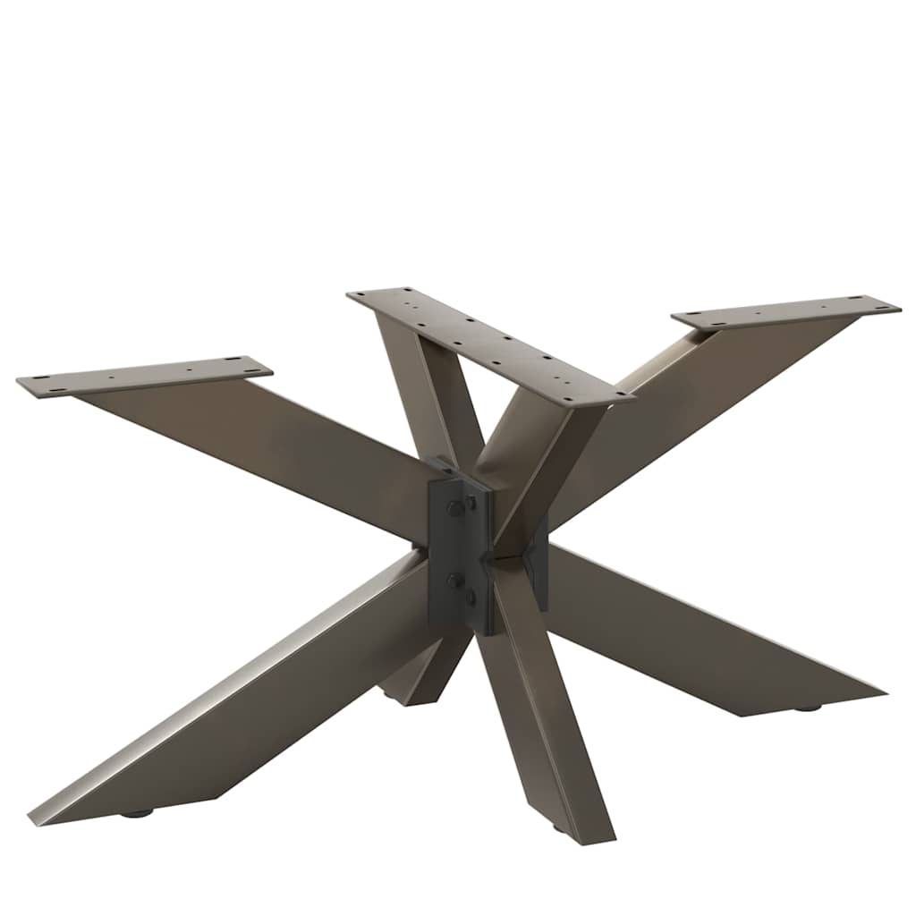 Coffee Table Leg Spider Shape Black 98x58x(42-43) cm Steel
