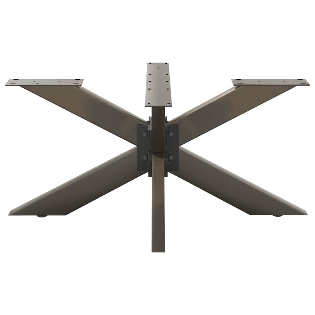 Coffee Table Leg Spider Shape Black 98x58x(42-43) cm Steel