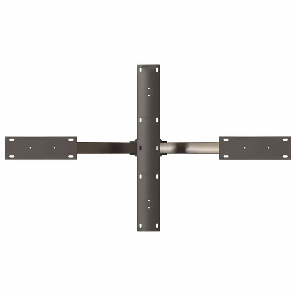 Coffee Table Leg Spider Shape Black 98x58x(42-43) cm Steel