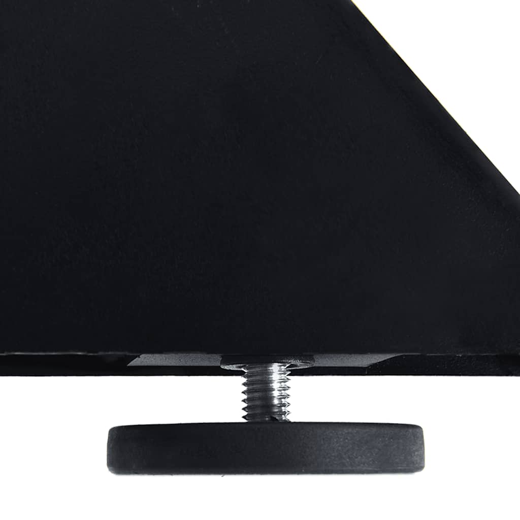 Dining Table Leg Spider Shape Black 150x78x(72-73) cm Steel