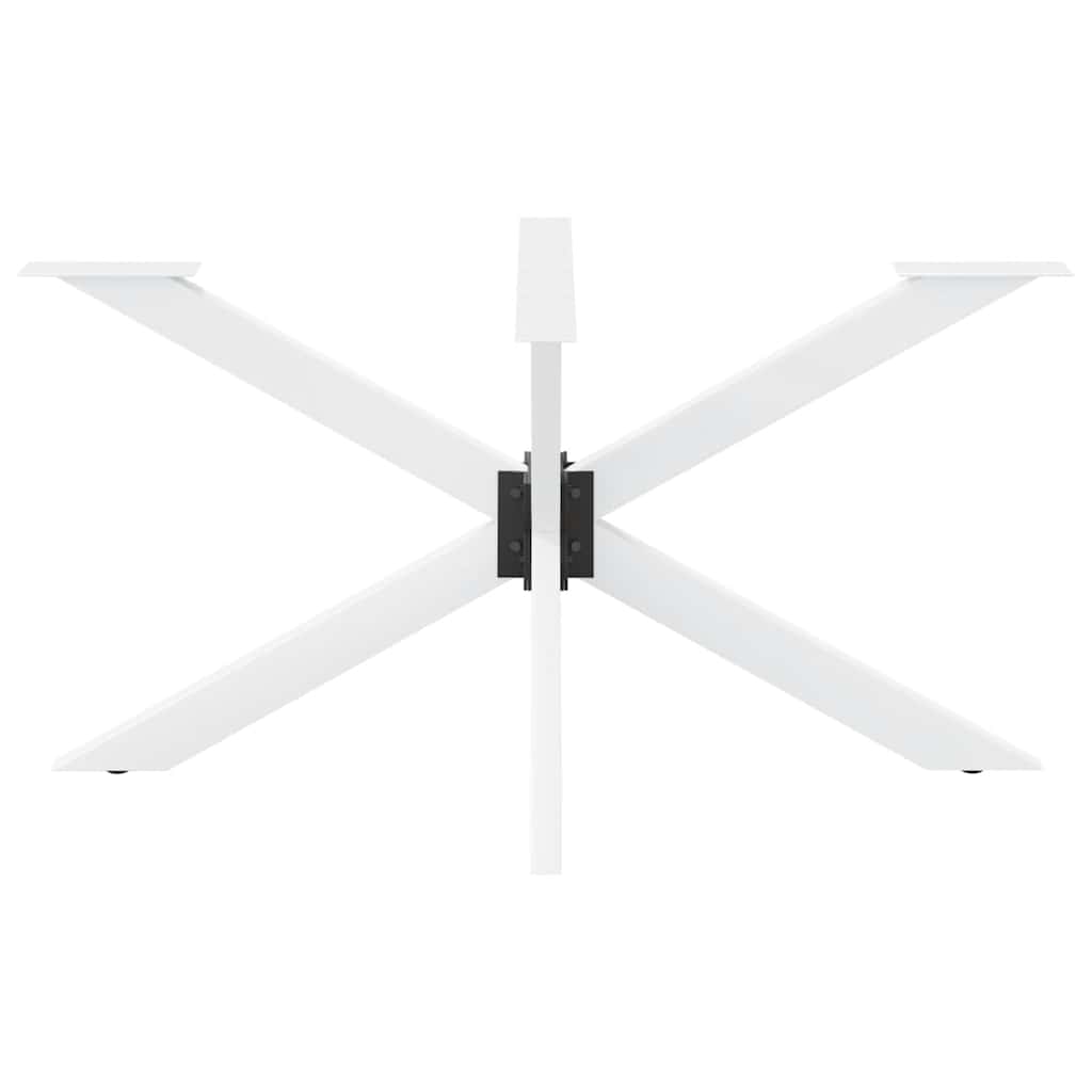 Dining Table Leg Spider Shape White 150x78x(72-73) cm Steel