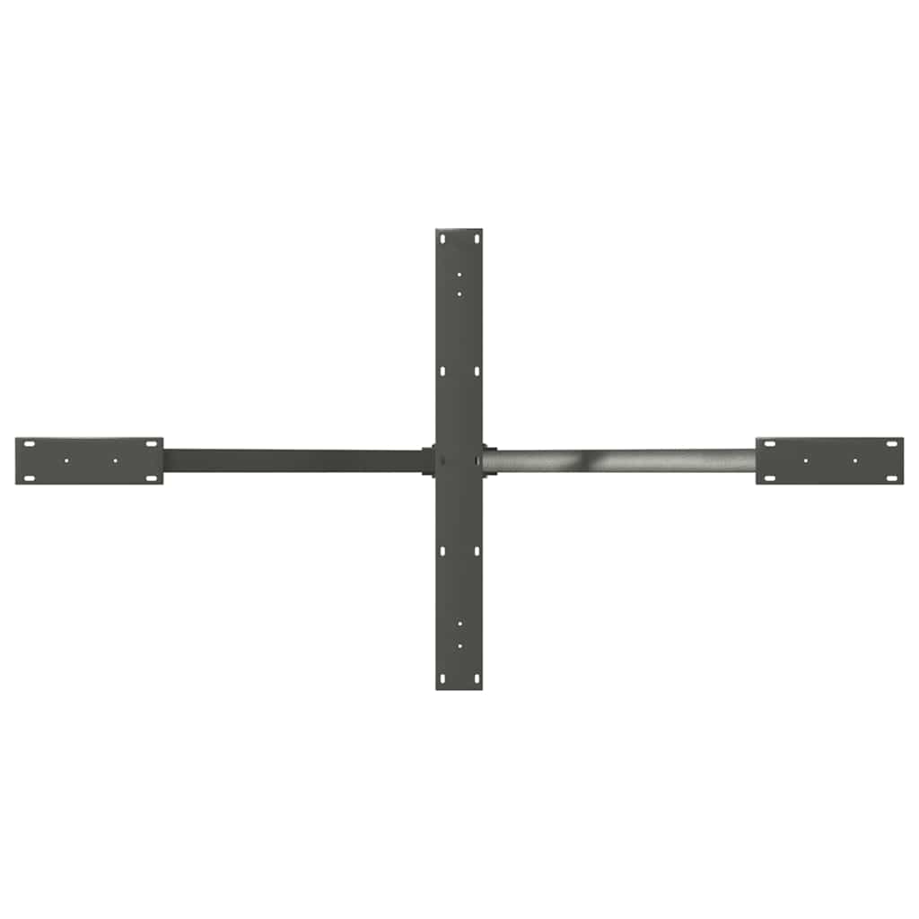 Dining Table Leg Spider Shape Anthracite 150x78x(72-73) cm Steel