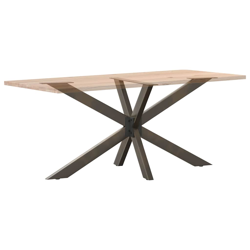 Dining Table Leg Spider Shape Black 150x78x(72-73) cm Steel