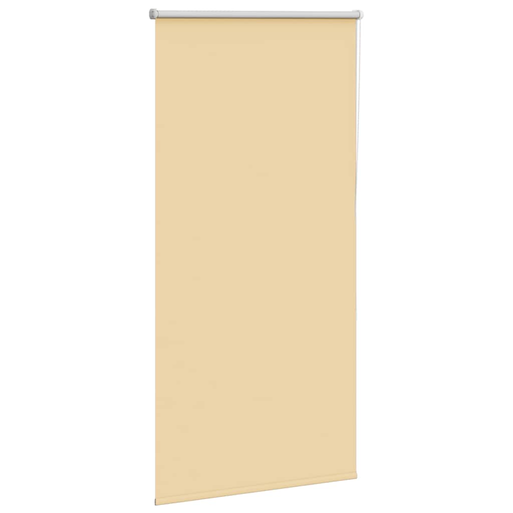 Roller Blind Blackout Beige 80x130 cm Fabric Width 75.7 cm Polyester