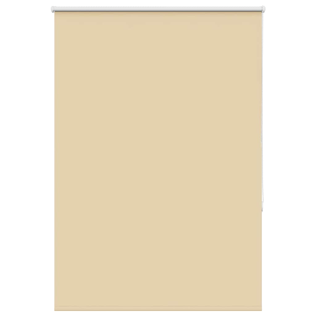 Roller Blind Blackout Beige 110x130 cm Fabric Width 105.7 cm Polyester