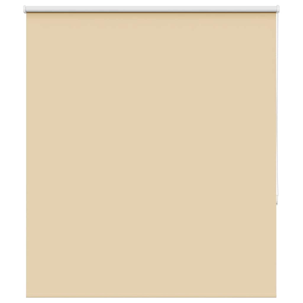 Roller Blind Blackout Beige 125x130 cm Fabric Width 121.6 cm Polyester