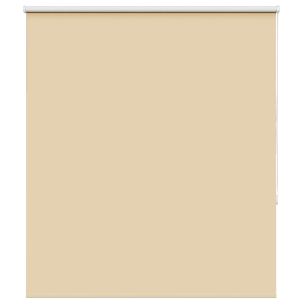 Roller Blind Blackout Beige 130x130 cm Fabric Width 126.6 cm Polyester