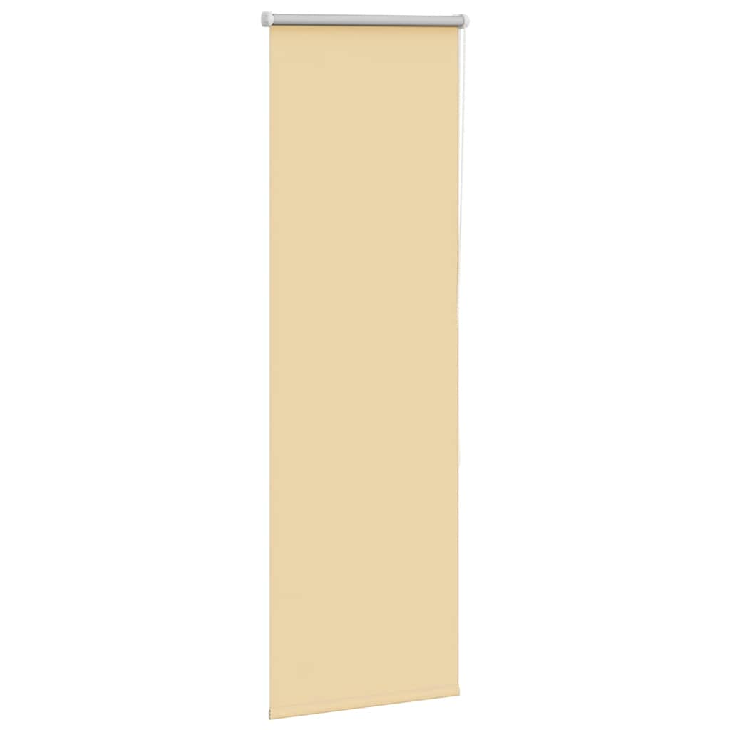 Roller Blind Blackout Beige 40x150 cm Fabric Width 35.7 cm Polyester