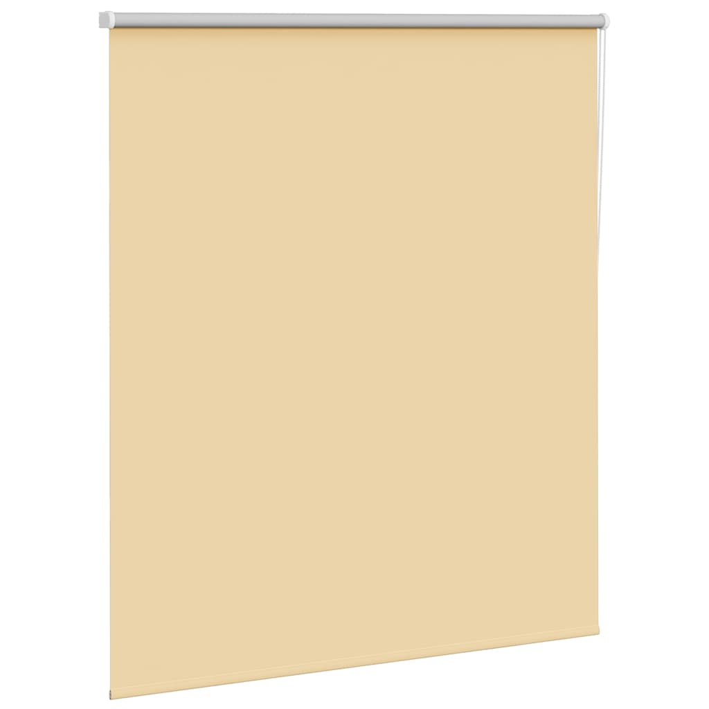 Roller Blind Blackout Beige 135x150 cm Fabric Width 131.6 cm Polyester
