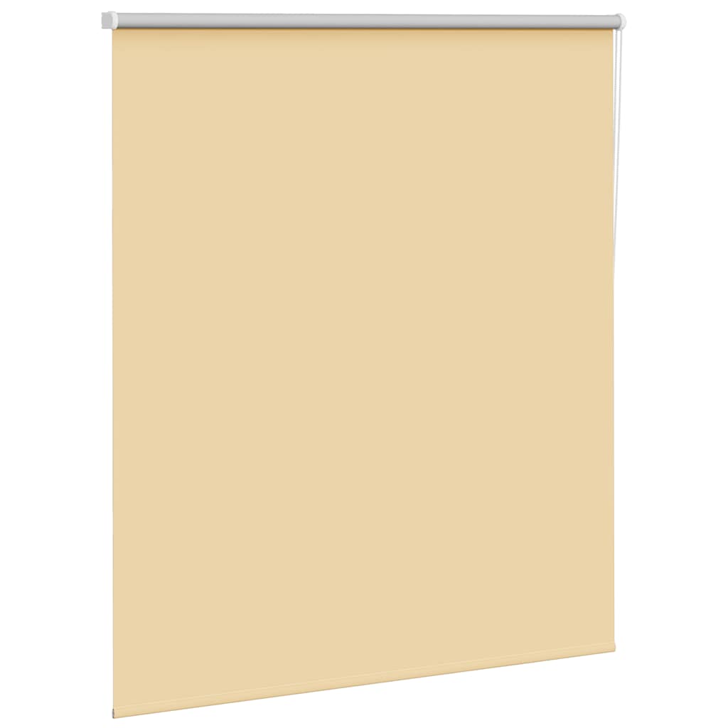 Roller Blind Blackout Beige 140x150 cm Fabric Width 136.6 cm Polyester