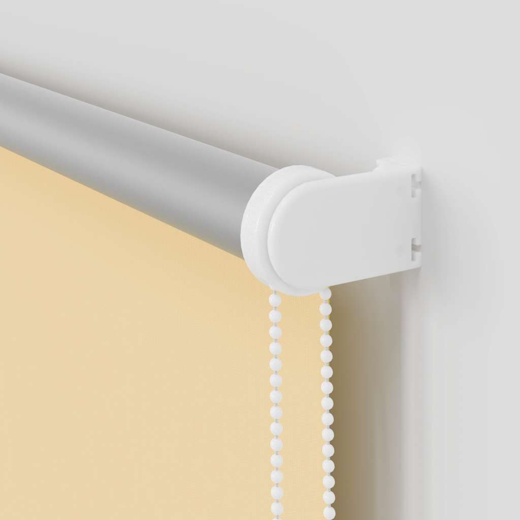 Roller Blind Blackout Beige 160x150 cm Fabric Width 156.6 cm Polyester