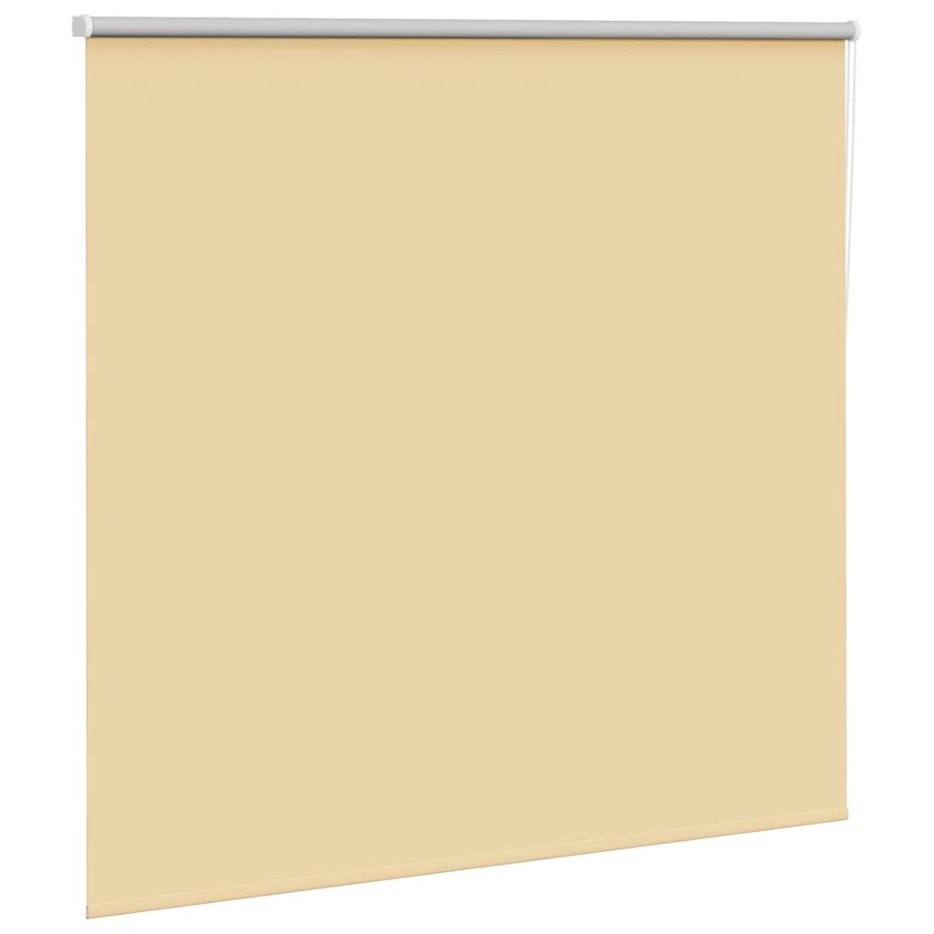Roller Blind Blackout Beige 160x150 cm Fabric Width 156.6 cm Polyester