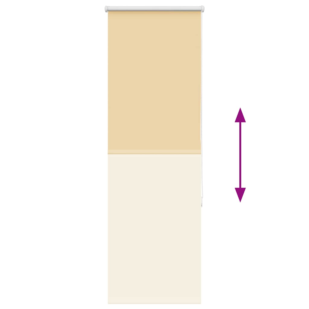 Roller Blind Blackout Beige 40x175 cm Fabric Width 35.7 cm Polyester