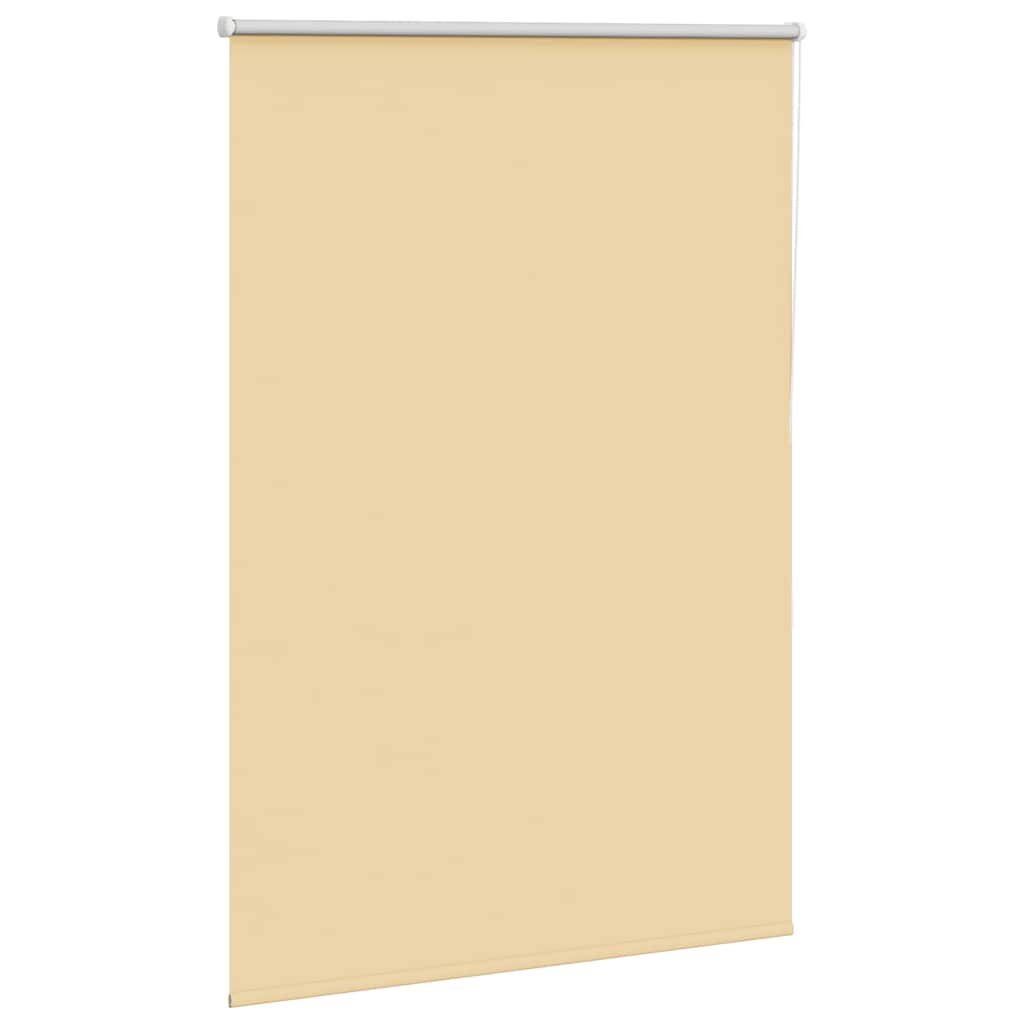 Roller Blind Blackout Beige 100x175 cm Fabric Width 95.7 cm Polyester