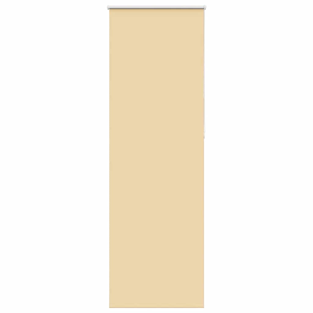 Roller Blind Blackout Beige 80x210 cm Fabric Width 75.7 cm Polyester