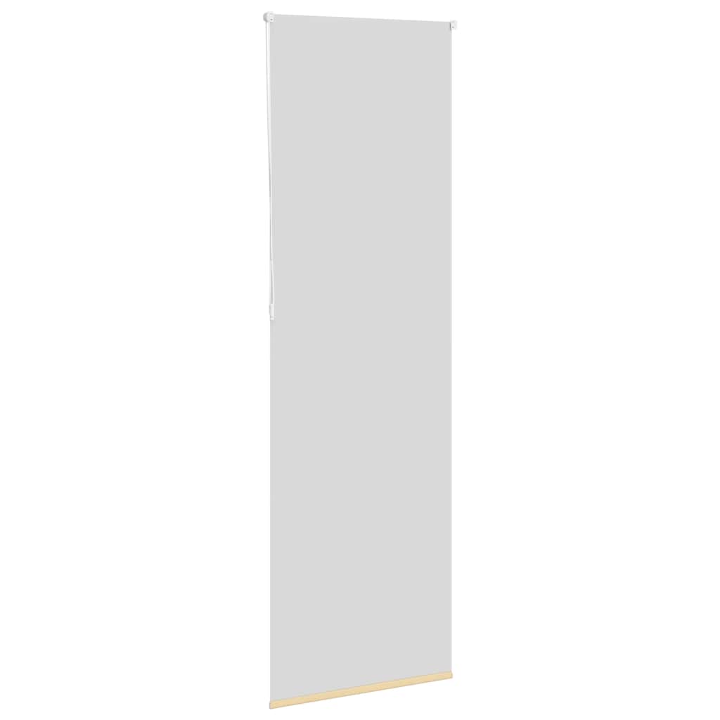 Roller Blind Blackout Beige 80x210 cm Fabric Width 75.7 cm Polyester