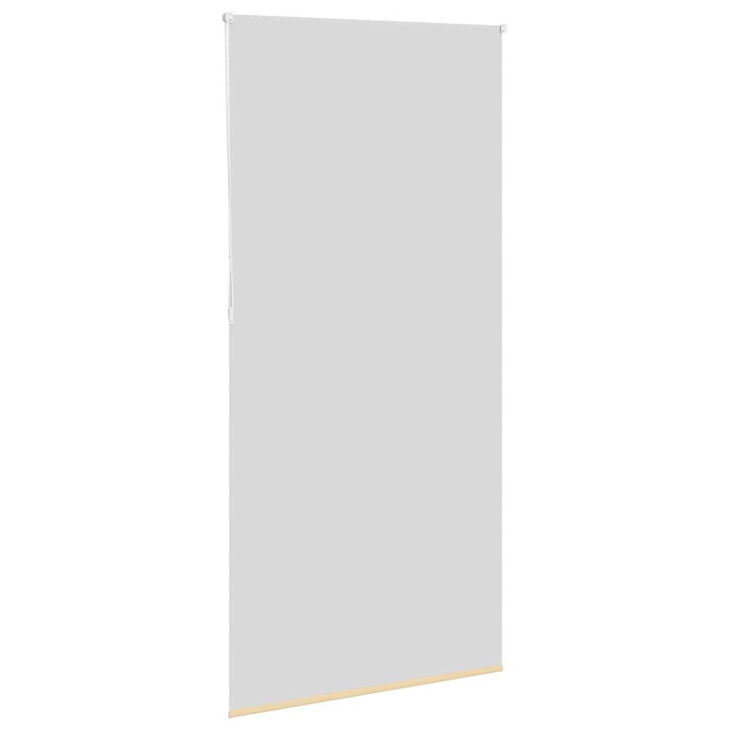 Roller Blind Blackout Beige 100x210 cm Fabric Width 95.7 cm Polyester