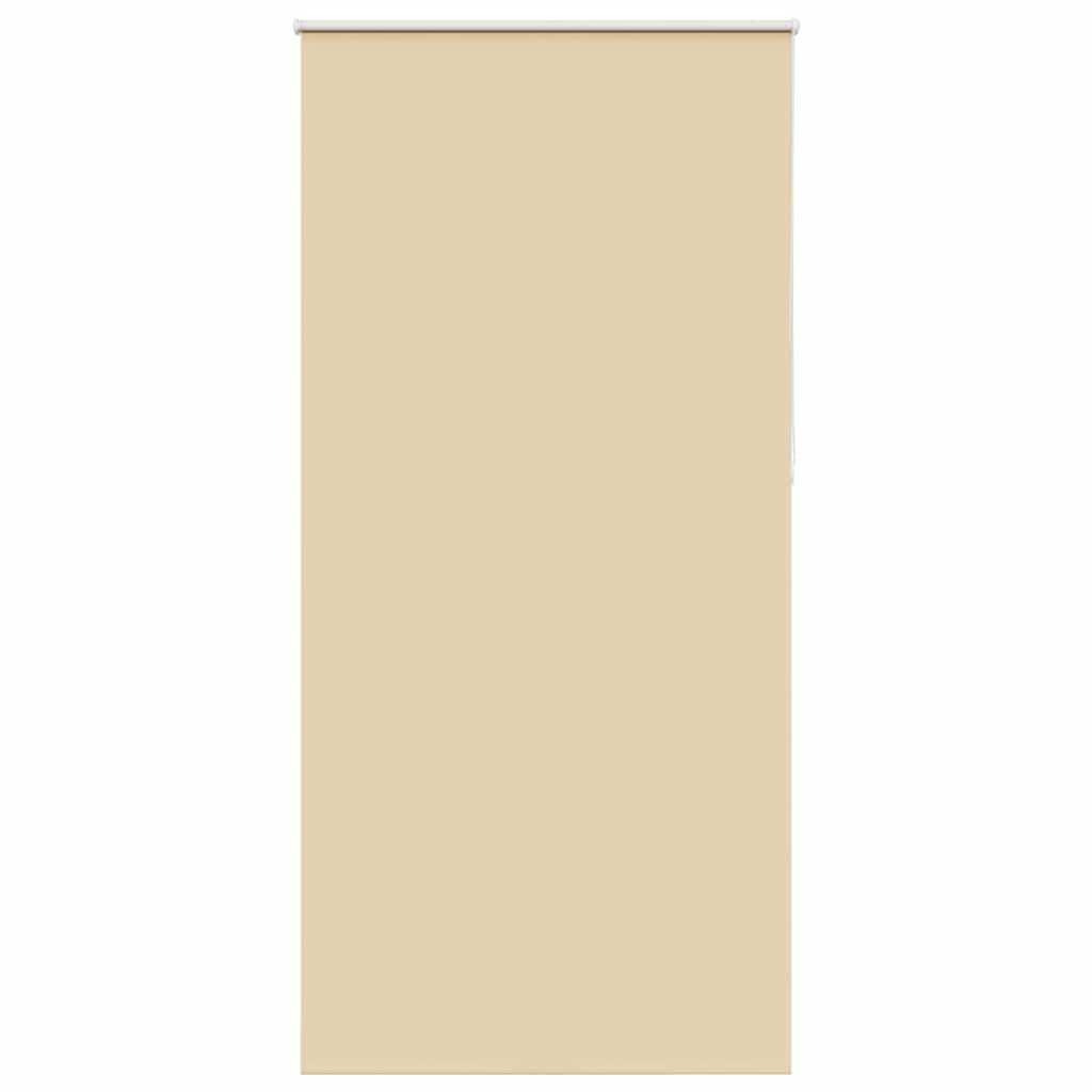 Roller Blind Blackout Beige 105x210 cm Fabric Width 100.7 cm Polyester