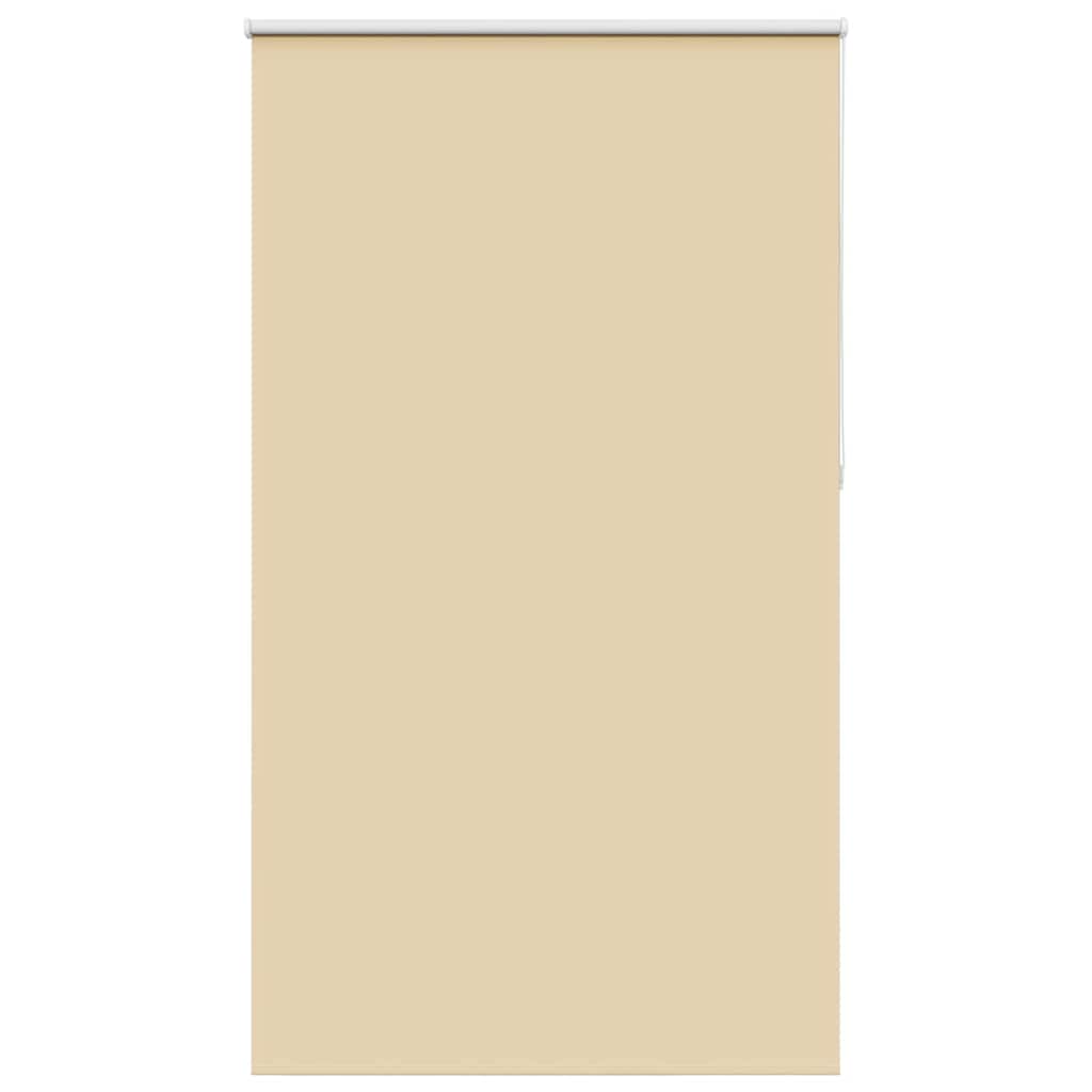 Roller Blind Blackout Beige 125x210 cm Fabric Width 121.6 cm Polyester
