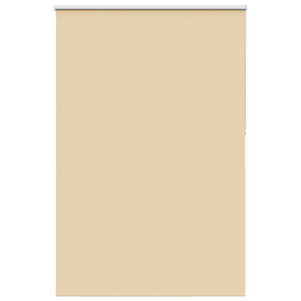 Roller Blind Blackout Beige 150x210 cm Fabric Width 146.6 cm Polyester