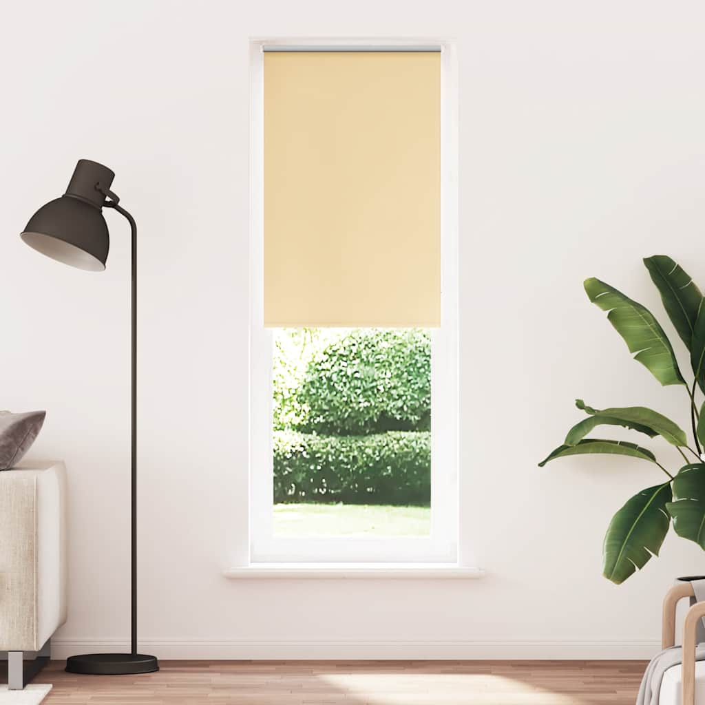 Roller Blind Blackout Beige 70x230 cm Fabric Width 65.7 cm Polyester