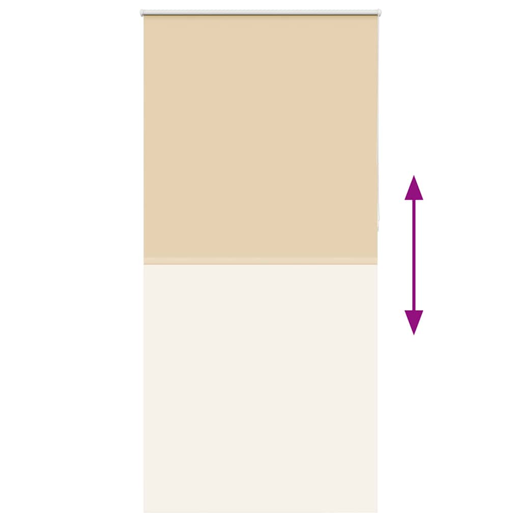 Roller Blind Blackout Beige 90x230 cm Fabric Width 85.7 cm Polyester