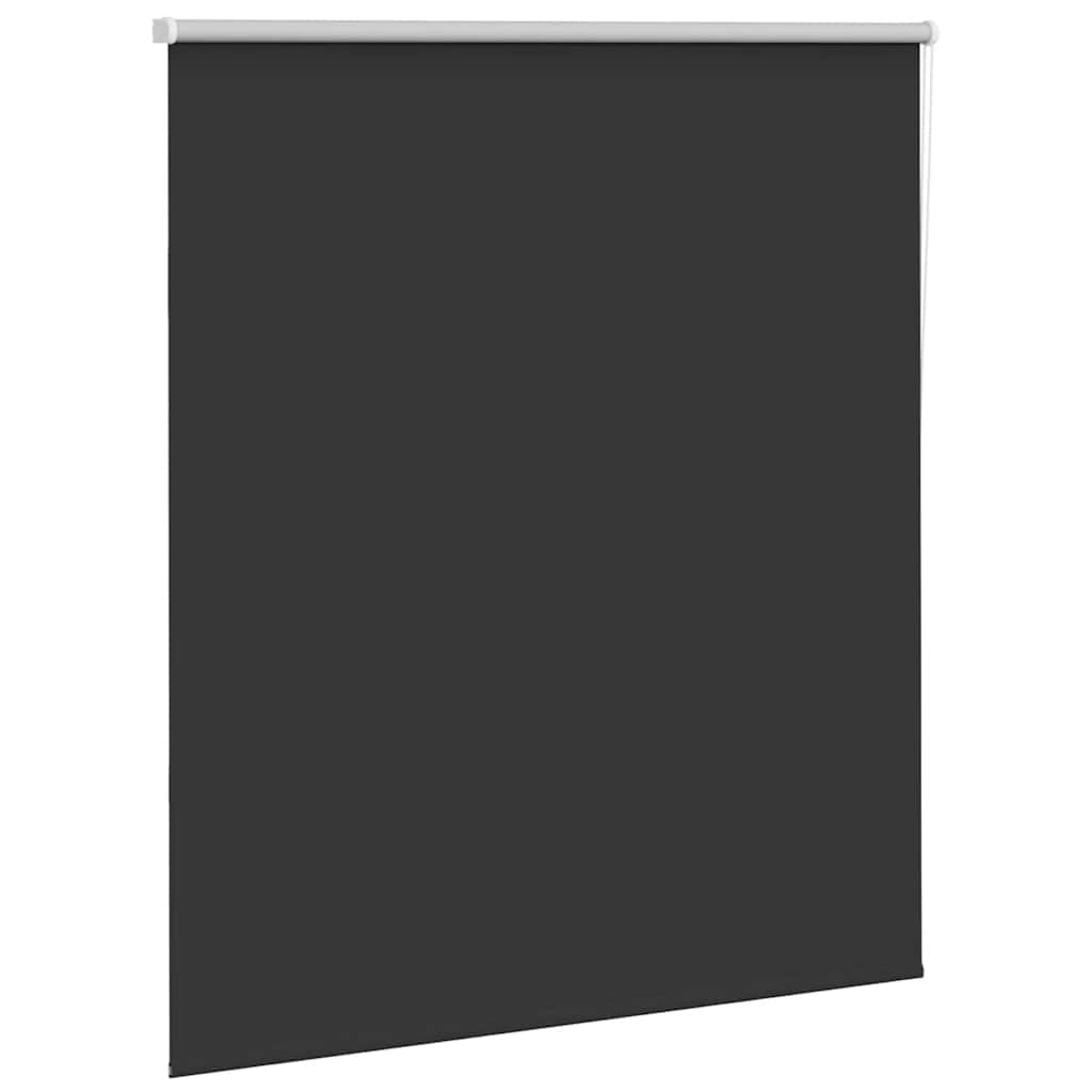 Roller Blind Blackout Black 125x150 cm Fabric Width 121.6 cm Polyester