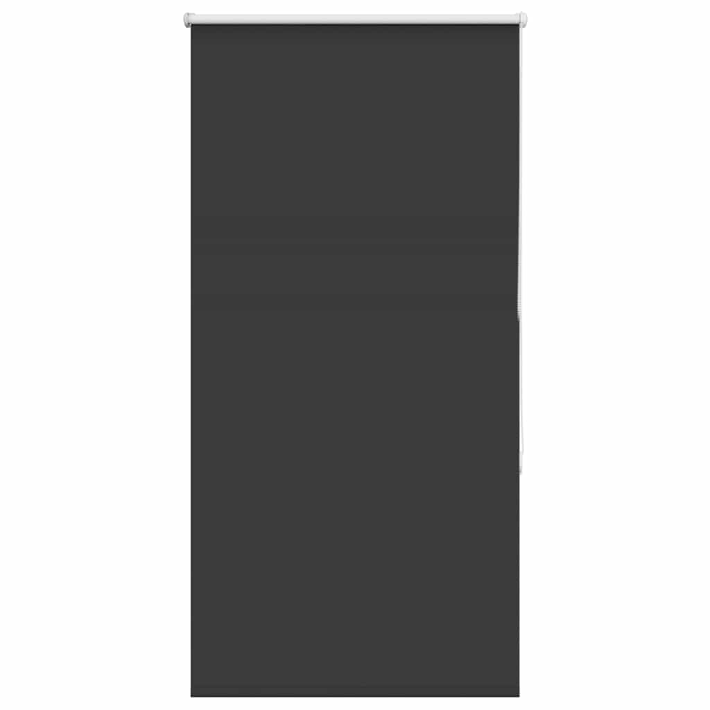 Roller Blind Blackout Black 75x175 cm Fabric Width 70.7 cm Polyester