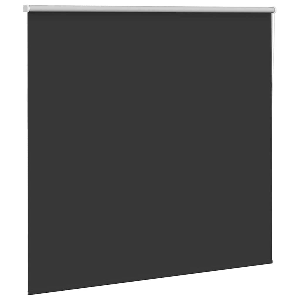 Roller Blind Blackout Black 165x175 cm Fabric Width 161.6 cm Polyester