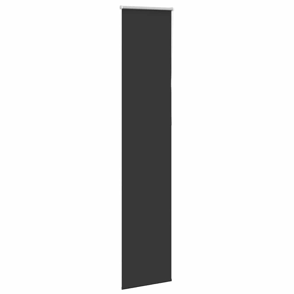 Roller Blind Blackout Black 55x230 cm Fabric Width 50.7 cm Polyester