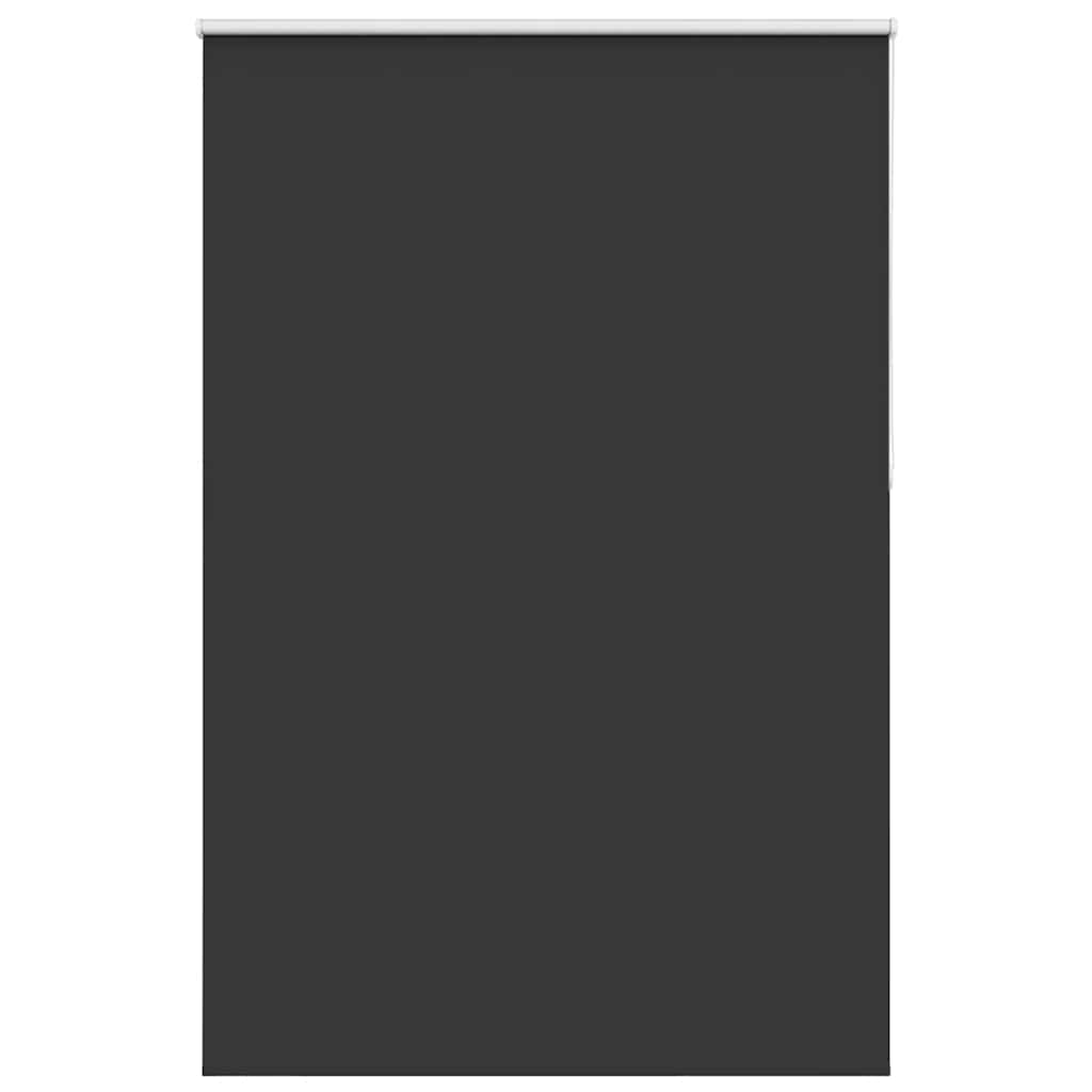 Roller Blind Blackout Black 150x230 cm Fabric Width 146.6 cm Polyester