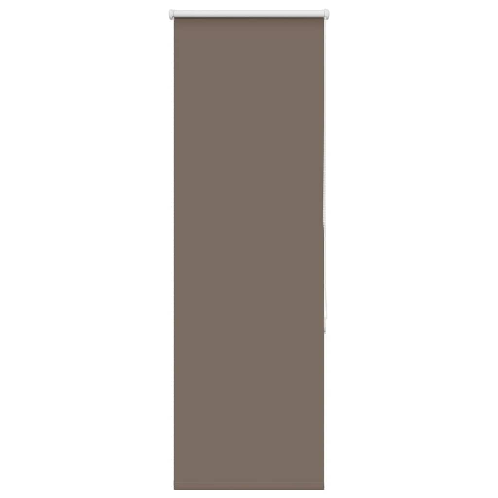 vidaXL Roller Blind Blackout Coffee 45x130 cm Fabric Width 40.7 cm Polyester