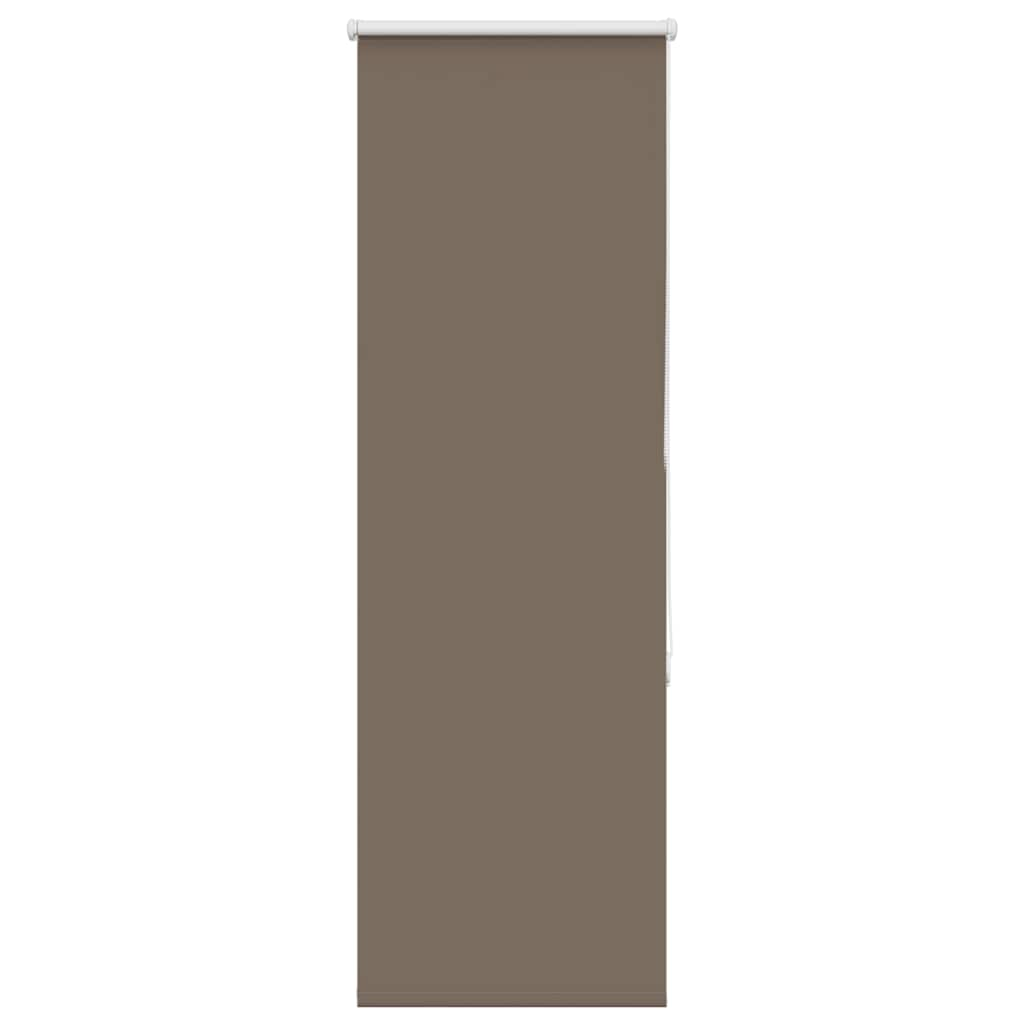 vidaXL Roller Blind Blackout Coffee 55x130 cm Fabric Width 50.7 cm Polyester