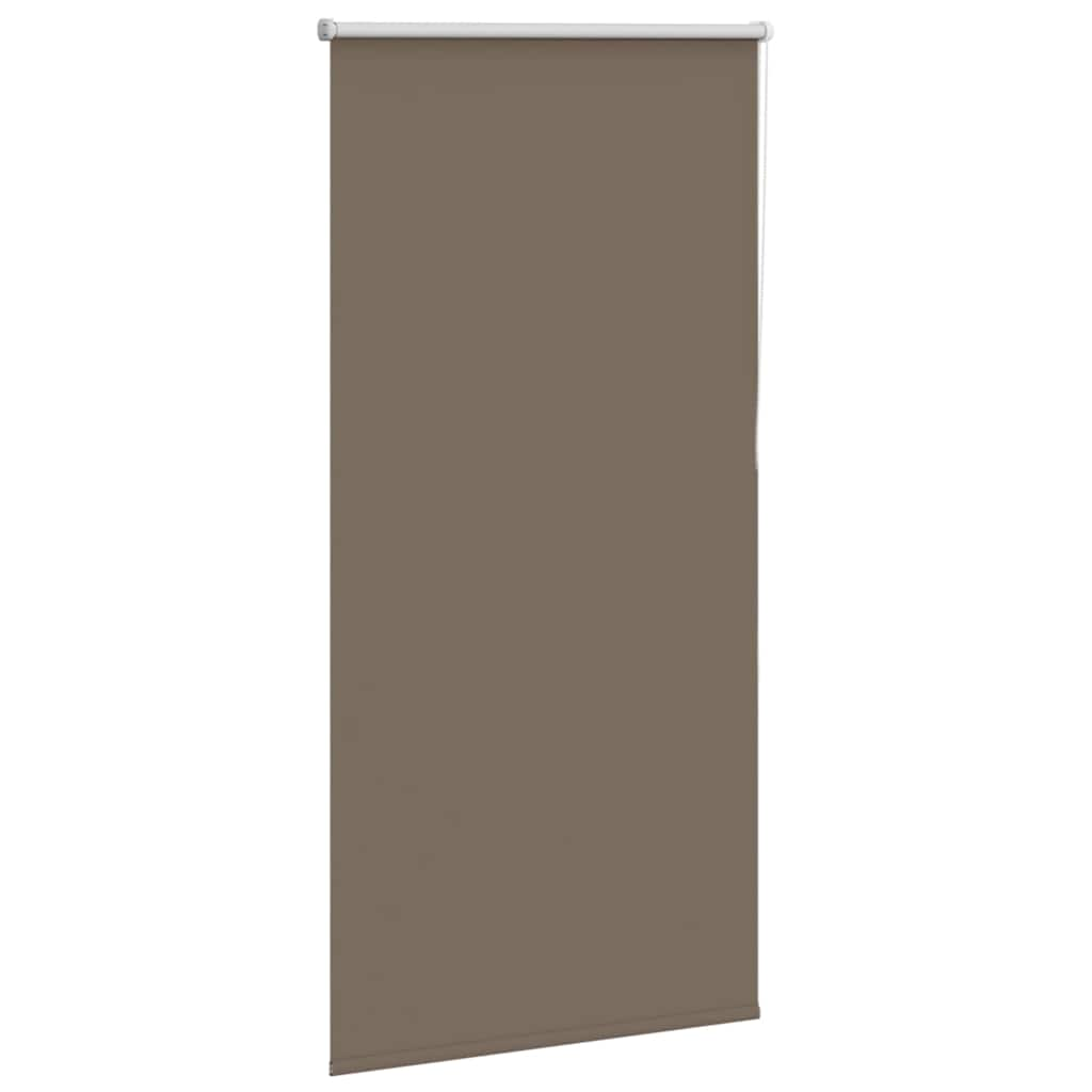 vidaXL Roller Blind Blackout Coffee 65x130 cm Fabric Width 60.7 cm Polyester