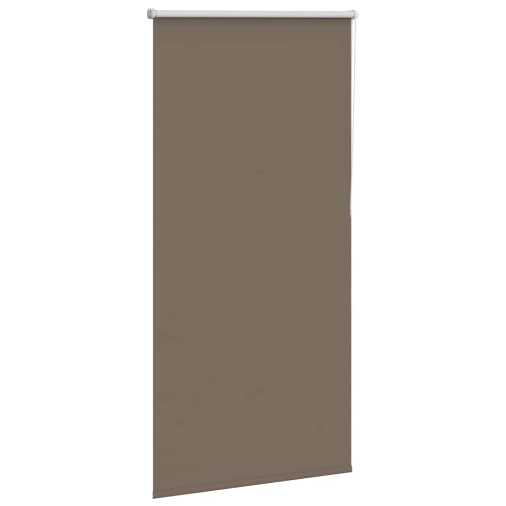 vidaXL Roller Blind Blackout Coffee 70x130 cm Fabric Width 65.7 cm Polyester