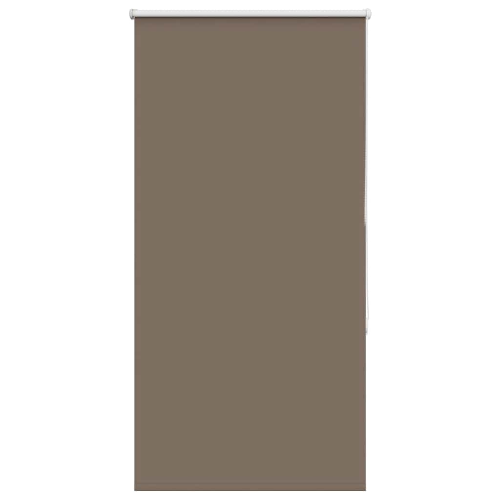 vidaXL Roller Blind Blackout Coffee 75x130 cm Fabric Width 70.7 cm Polyester