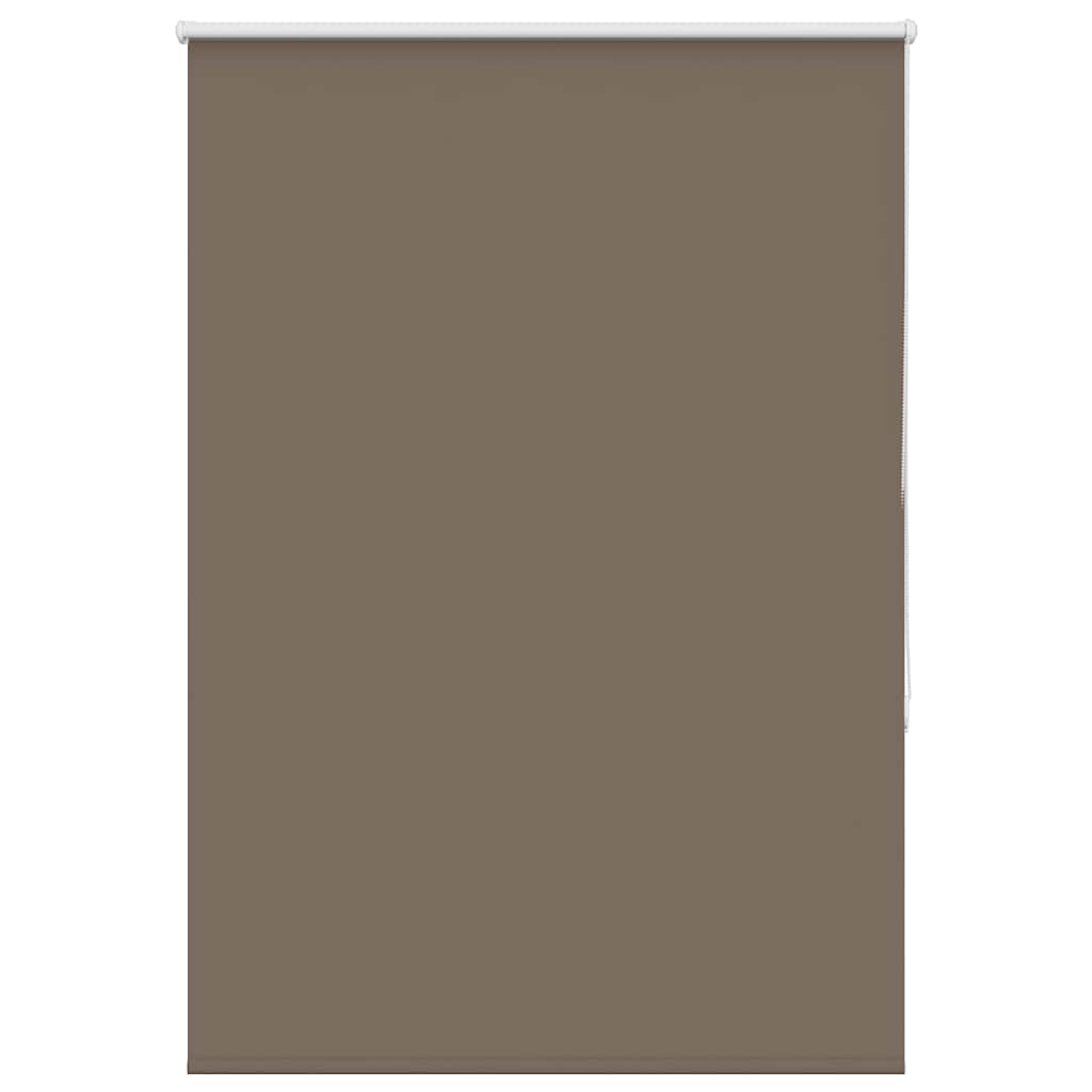 vidaXL Roller Blind Blackout Coffee 90x130 cm Fabric Width 85.7 cm Polyester