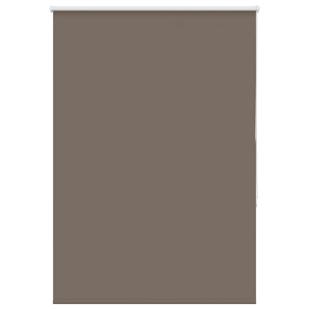 vidaXL Roller Blind Blackout Coffee 105x130 cm Fabric Width 100.7 cm Polyester