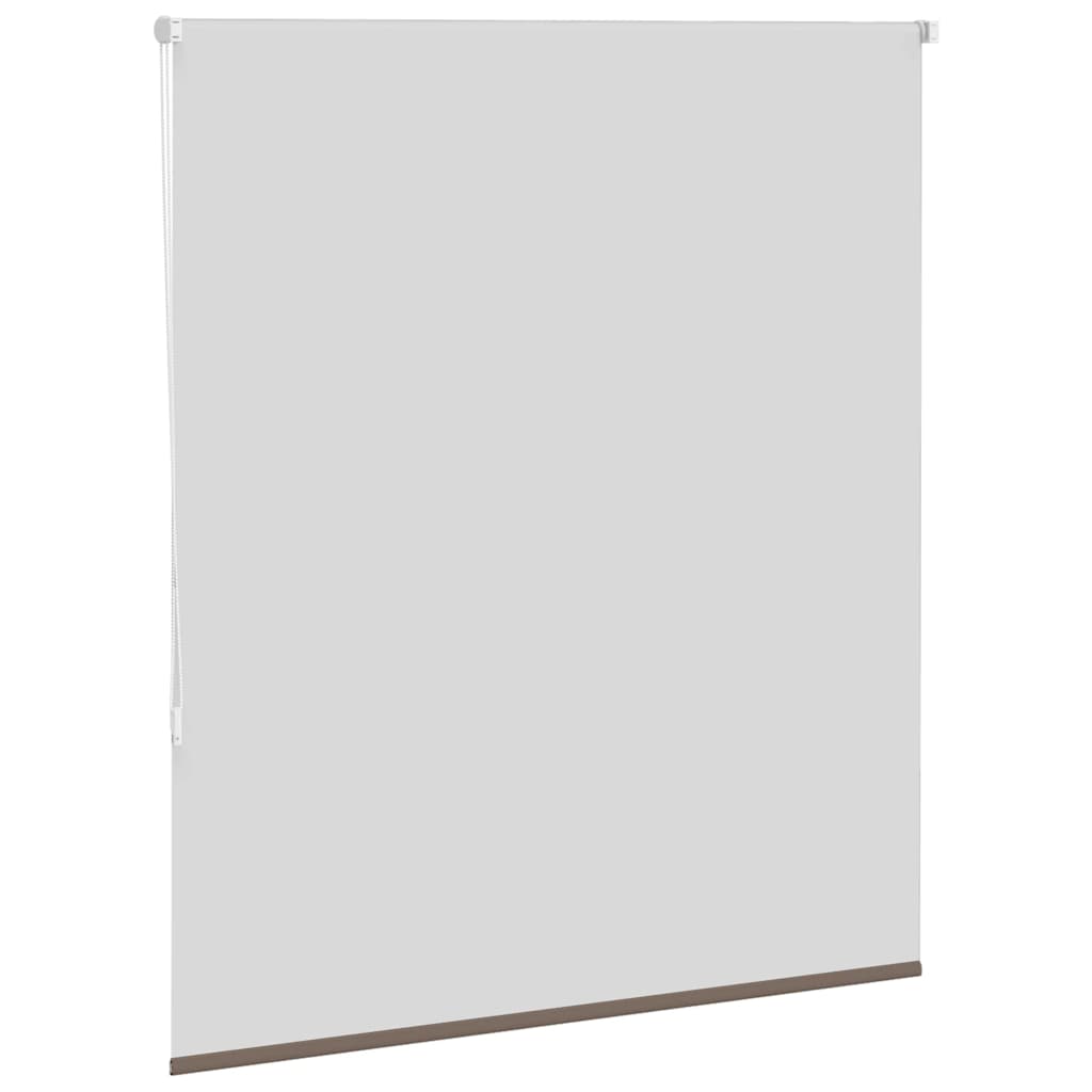 vidaXL Roller Blind Blackout Coffee 130x130 cm Fabric Width 126.6 cm Polyester