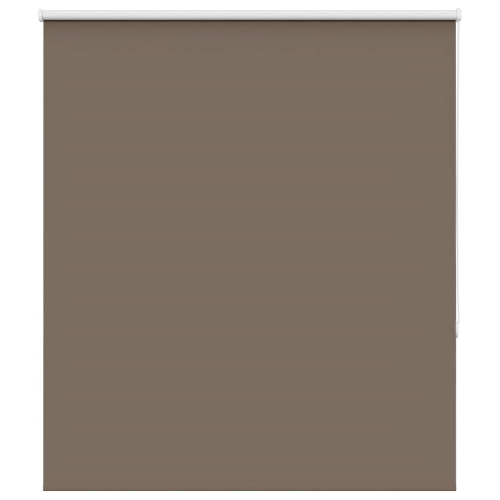 vidaXL Roller Blind Blackout Coffee 135x130 cm Fabric Width 131.6 cm Polyester